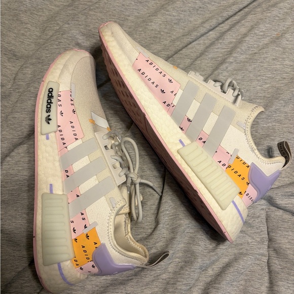 Adidas Cream and Pastel NMD Sneakers - Picture 1 of 2